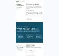Kleine Seitenvorschau von stura-btu.de