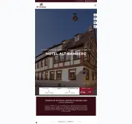 Kleine Seitenvorschau von hotel-alt-bamberg.de
