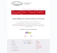 Kleine Seitenvorschau von rs-handel.de