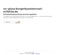 Kleine Seitenvorschau von xn--pizza-burgerbyweiesrssel-m7b51d.de