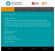 Kleine Seitenvorschau von stw-schneeberg-netz.de