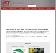 Kleine Seitenvorschau von agritec.de