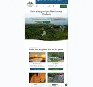 Kleine Seitenvorschau von hotelcamp-ruegen.de