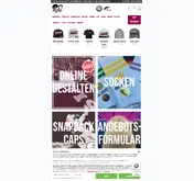 Kleine Seitenvorschau von styleyourcap.de