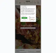 Kleine Seitenvorschau von gusto.at