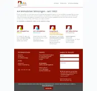Kleine Seitenvorschau von ahimmobilien.de