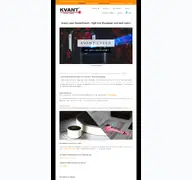 Kleine Seitenvorschau von kvant-laser.de