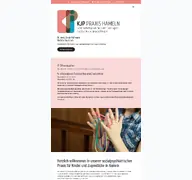 Kleine Seitenvorschau von kjp-praxis-hameln.de
