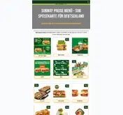 Kleine Seitenvorschau von subwaymenu.de