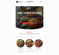 Kleine Seitenvorschau von aroma-indischesrestaurant.de