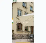 Kleine Seitenvorschau von hotelgasthofkrone.de
