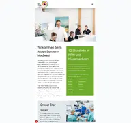 Kleine Seitenvorschau von augen-zentrum-nordwest.de