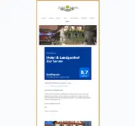 Kleine Seitenvorschau von hotelgasthofzursonne.de