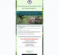 Kleine Seitenvorschau von kleingaertner-luebeck.de