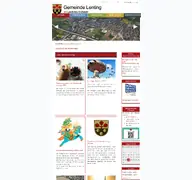 Kleine Seitenvorschau von lenting.de