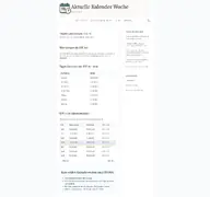 Kleine Seitenvorschau von aktuelle-kalender-woche.de