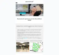 Kleine Seitenvorschau von akustikform.ch
