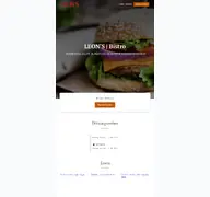 Kleine Seitenvorschau von leons-bistro.de