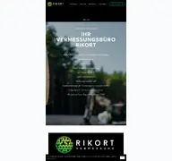 Kleine Seitenvorschau von rikort-vermessung.de