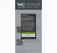 Kleine Seitenvorschau von rindermedizin.de