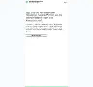 Kleine Seitenvorschau von klimawahl-potsdam.de