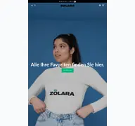 Kleine Seitenvorschau von zolara.de