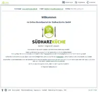 Kleine Seitenvorschau von suedharzkueche-bestellung.de