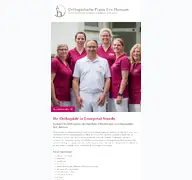 Kleine Seitenvorschau von orthopaedie-en.de