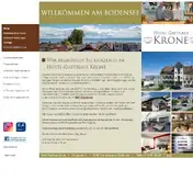 Kleine Seitenvorschau von hotel-krone-immenstaad.de