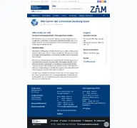 Kleine Seitenvorschau von wiki.uni-due.de