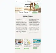Kleine Seitenvorschau von hotel-landhaus.de