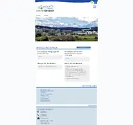 Kleine Seitenvorschau von guenzach.de