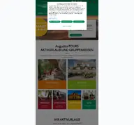 Kleine Seitenvorschau von augustustours.de