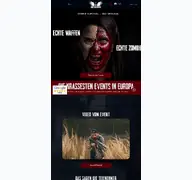 Kleine Seitenvorschau von frontline-zombie-survival.de