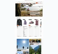 Kleine Seitenvorschau von backpacker-stores.de