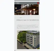 Kleine Seitenvorschau von hotel-newberlin.de