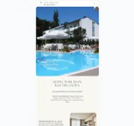 Kleine Seitenvorschau von hotel-park-eden.de