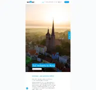 Kleine Seitenvorschau von wobau-burg.de