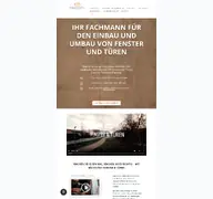 Kleine Seitenvorschau von baechstaedt-fenster.de