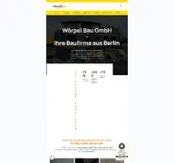 Kleine Seitenvorschau von woerpelbau.de