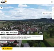 Kleine Seitenvorschau von sulz.de