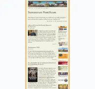 Kleine Seitenvorschau von summorum-pontificum.de