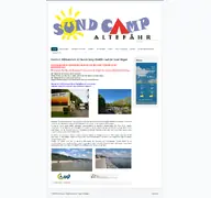 Kleine Seitenvorschau von sund-camp.de