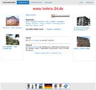 Kleine Seitenvorschau von hotels-24.de