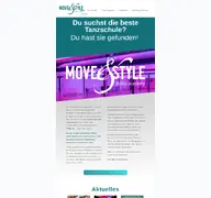 Kleine Seitenvorschau von moveandstyle.de