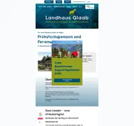 Kleine Seitenvorschau von landhaus-glaab.de