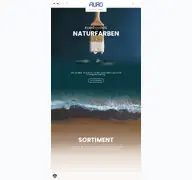 Kleine Seitenvorschau von auro.de