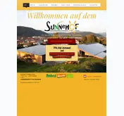 Kleine Seitenvorschau von sunnehof.de