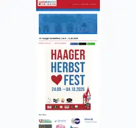 Kleine Seitenvorschau von haager-herbstfest.de