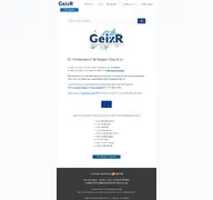 Kleine Seitenvorschau von geizr.de
